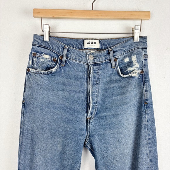 Agolde High Rise Slim Jeans Sz 26 - Picture 5 of 12